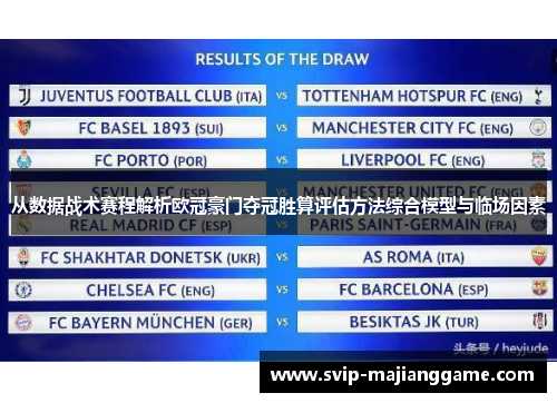 从数据战术赛程解析欧冠豪门夺冠胜算评估方法综合模型与临场因素 从数据战术赛程解析欧冠豪门夺冠胜算评估方法综合模型与临场因素